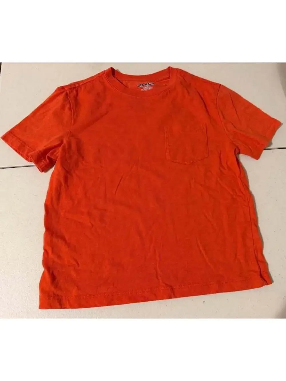 Old Navy Boys Pokemon and Orange Pocket T-Shirt Set Size S (6-7)